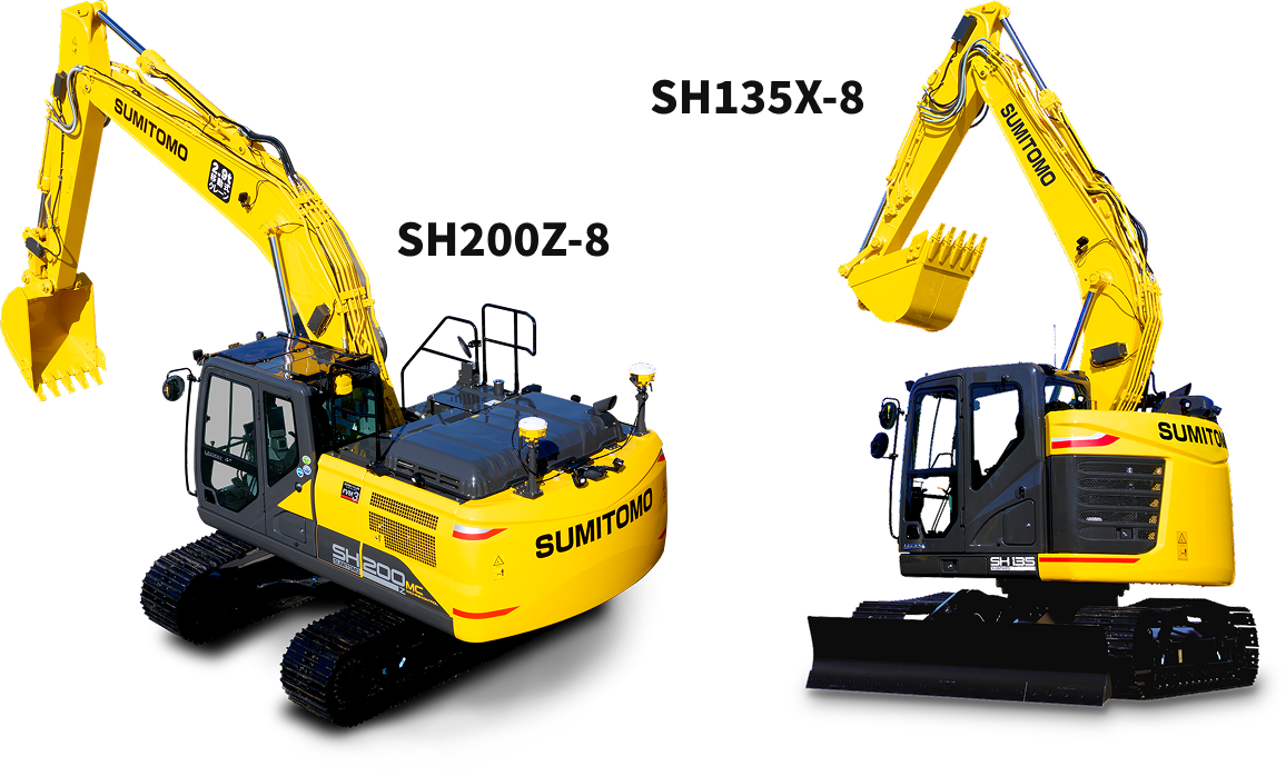 SH200Z-8とSH135X-8の画像