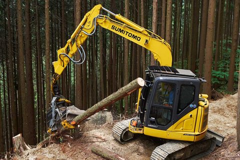 超小旋回ショベル SH75XU-7 | 住友建機株式会社